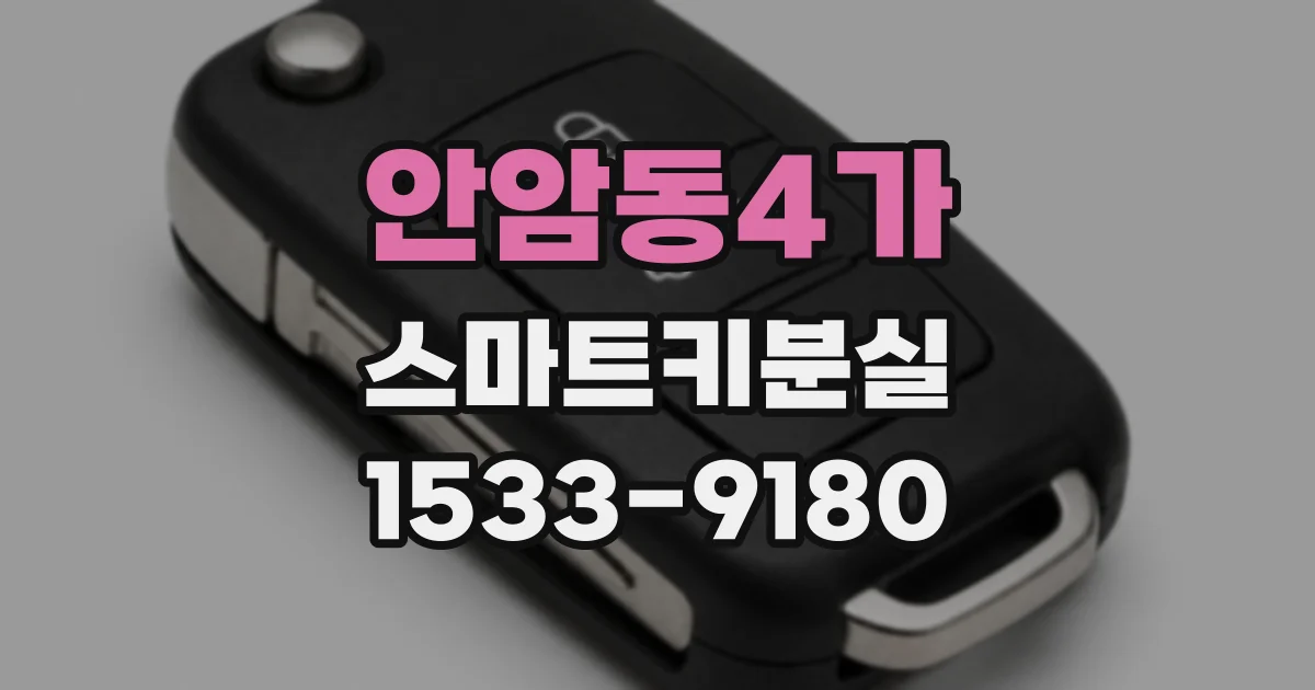 안암동4가 스마트키분실