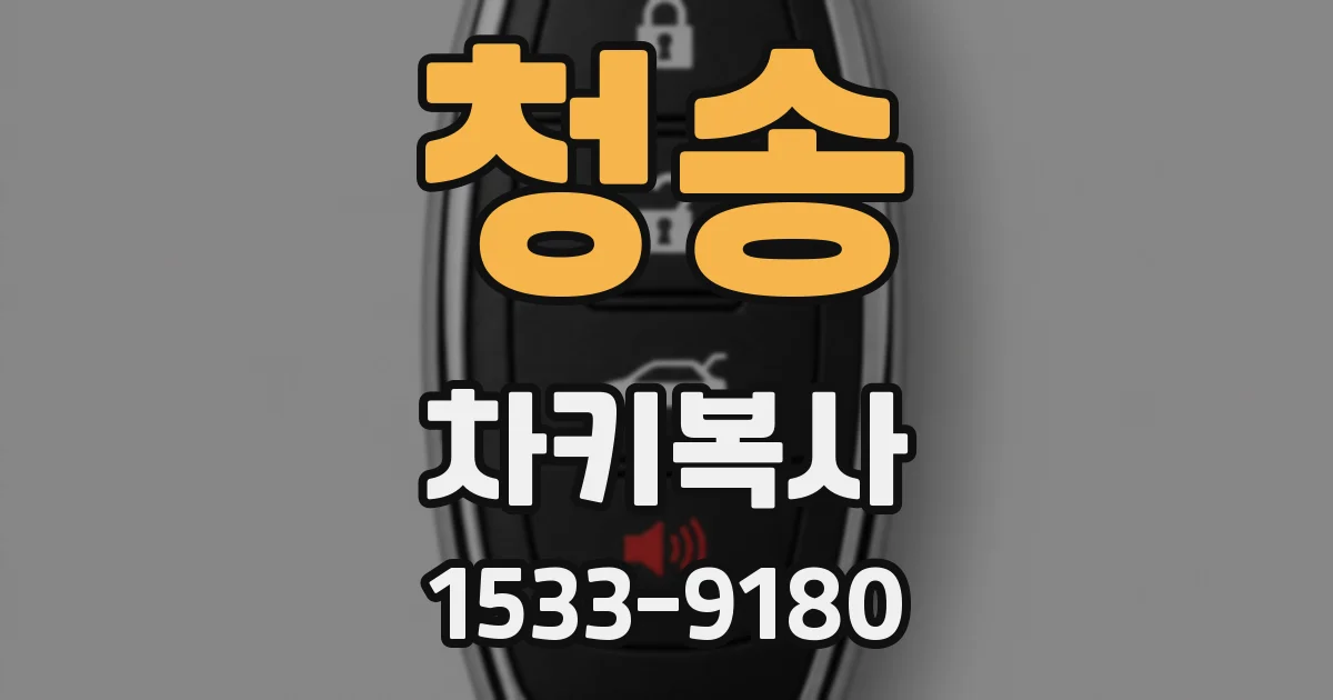 청송 차키복사