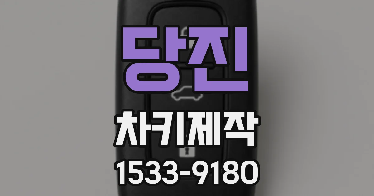 당진 차키제작