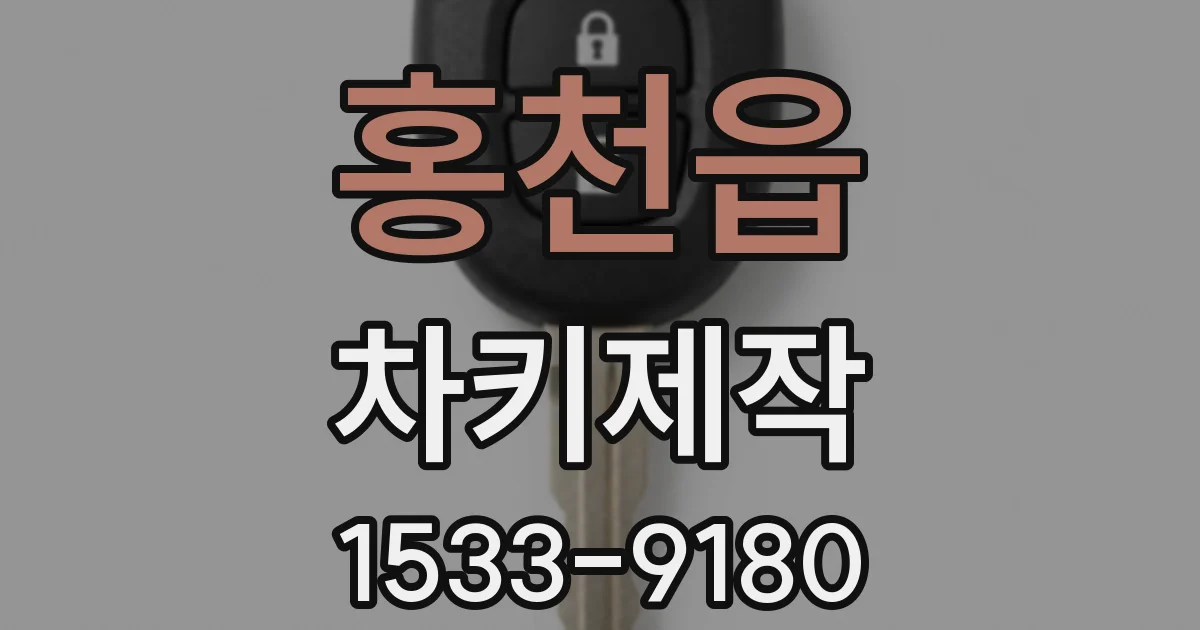 홍천읍 차키제작