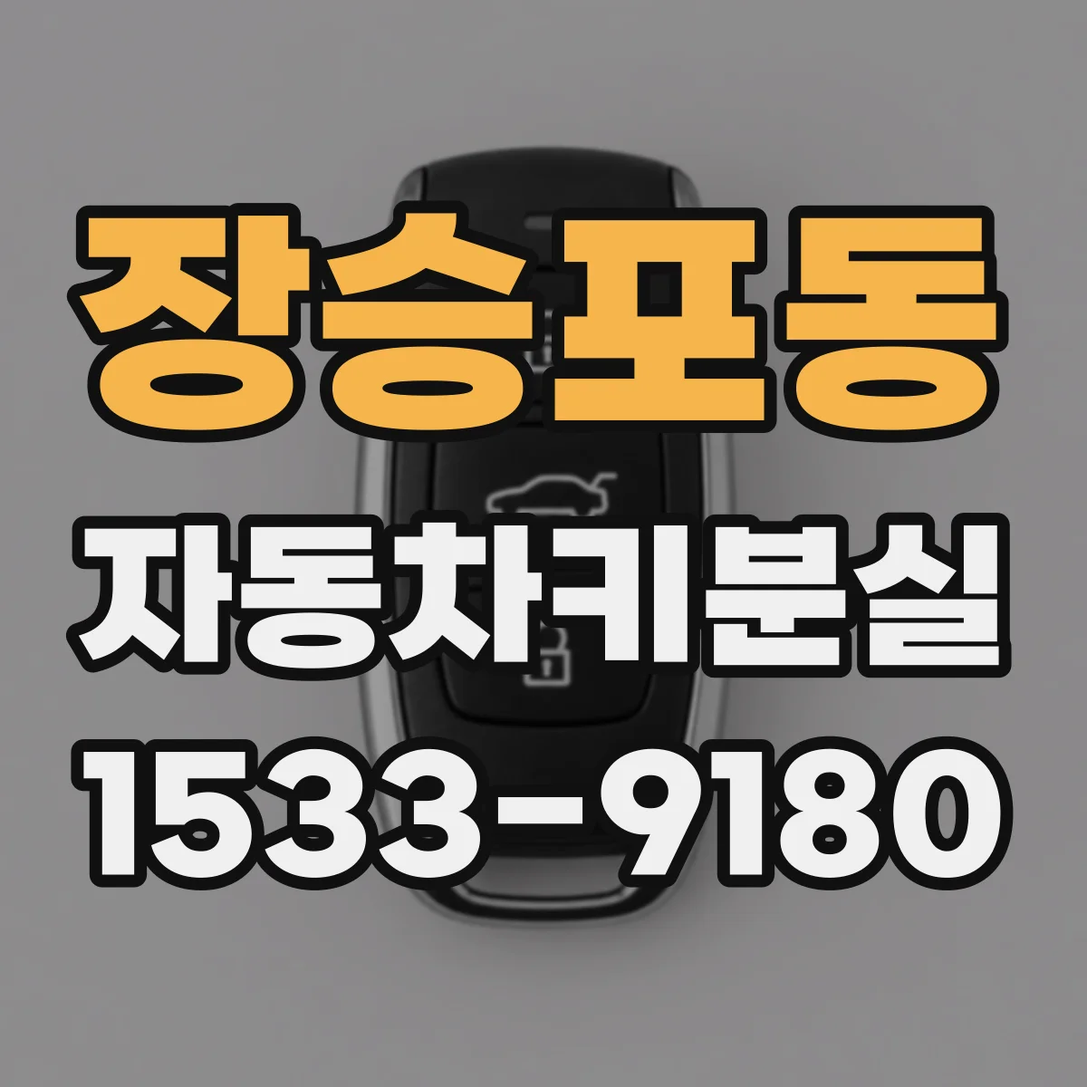 장승포동 자동차키분실