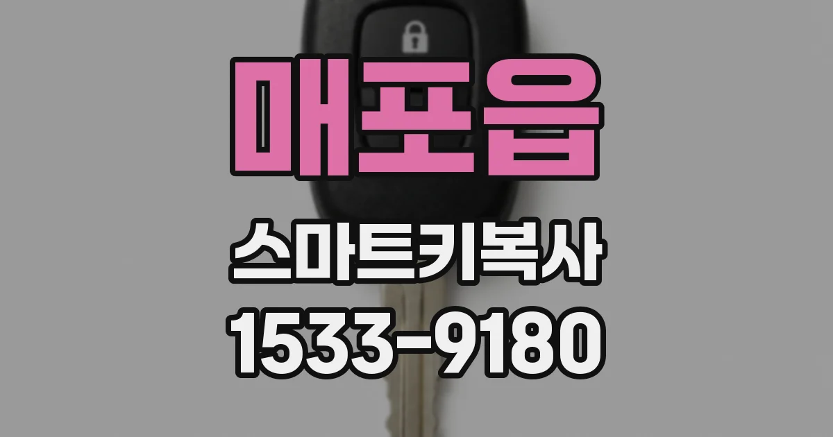 매포읍 스마트키복사
