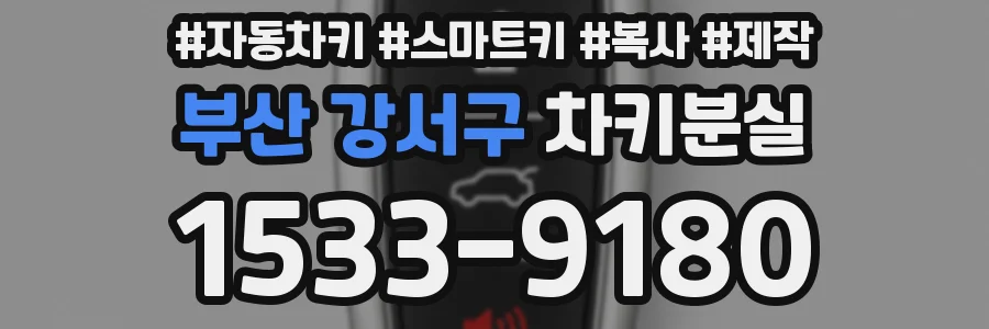 부산 강서구 차키분실