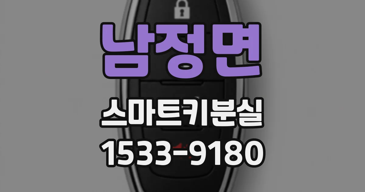 남정면 스마트키분실