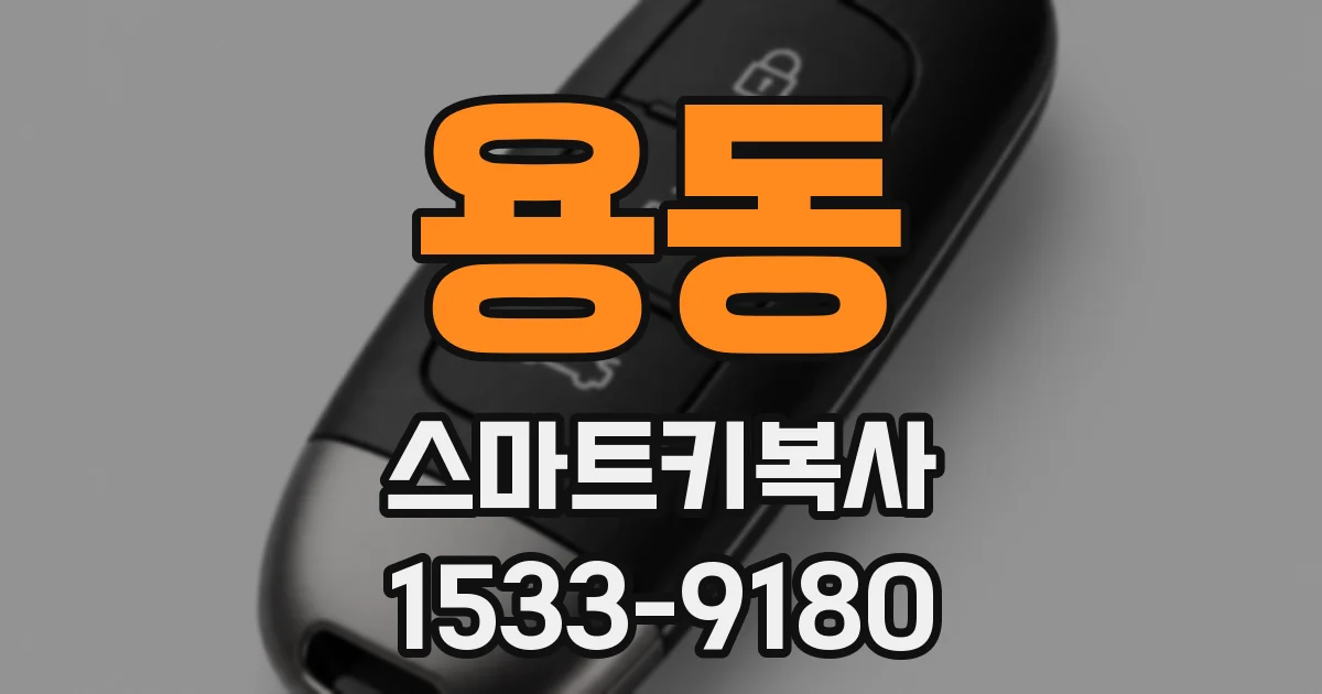 용동 스마트키복사