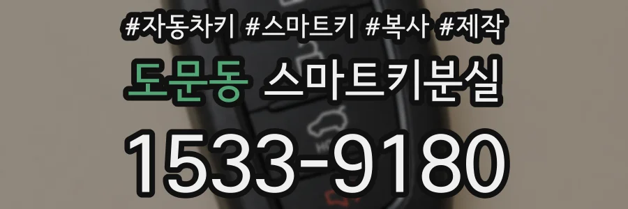 도문동 스마트키분실