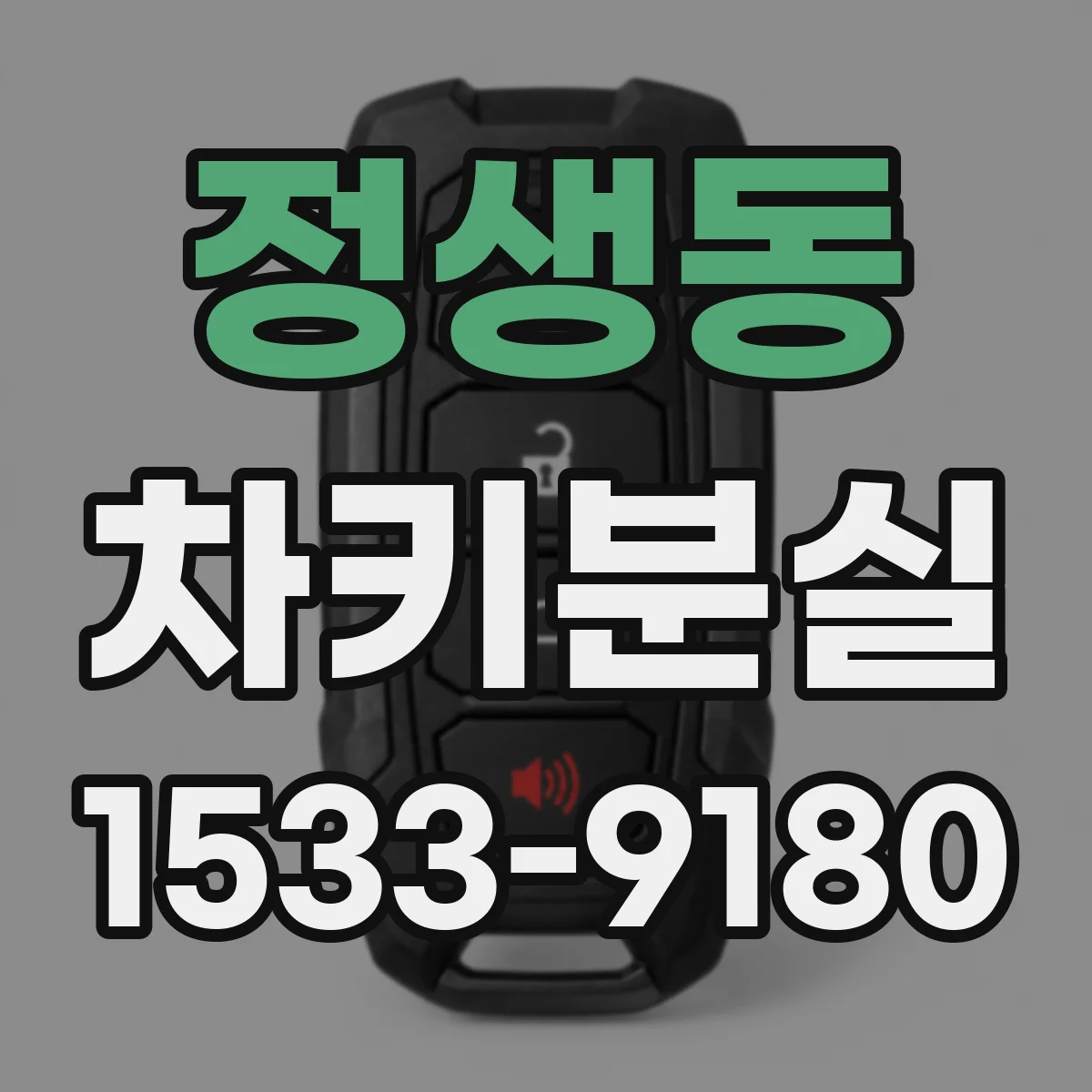 정생동 차키분실