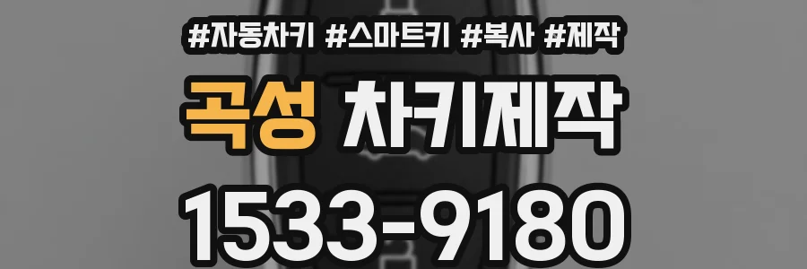 곡성 차키제작
