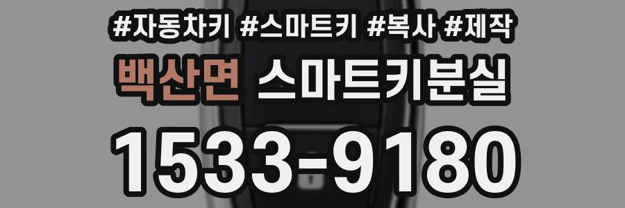 백산면 스마트키분실