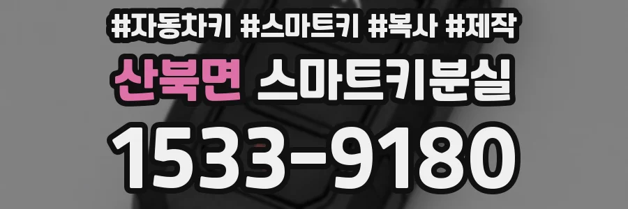 산북면 스마트키분실