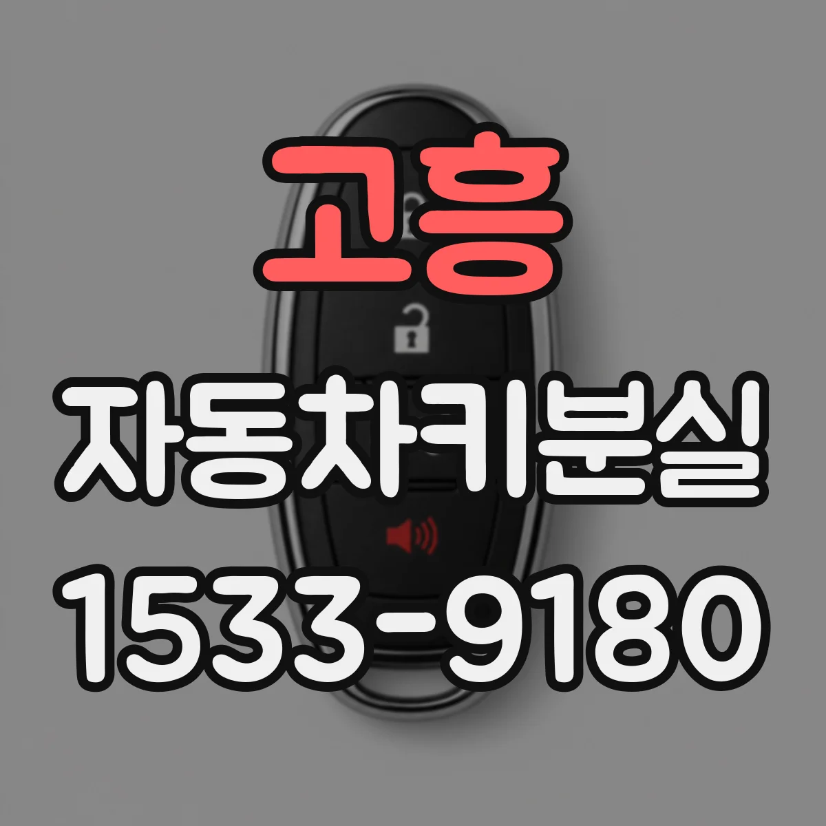 고흥 자동차키분실