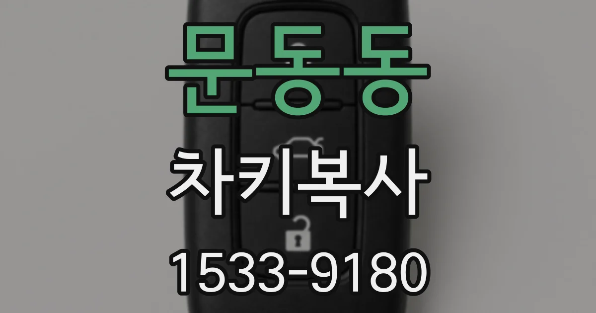 문동동 차키복사