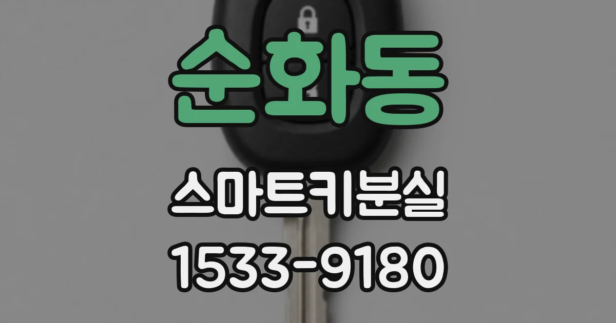 순화동 스마트키분실