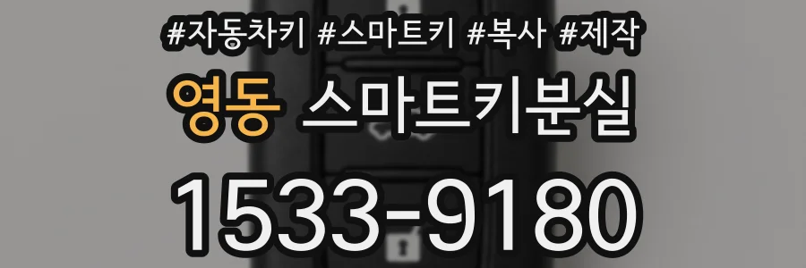 영동 스마트키분실