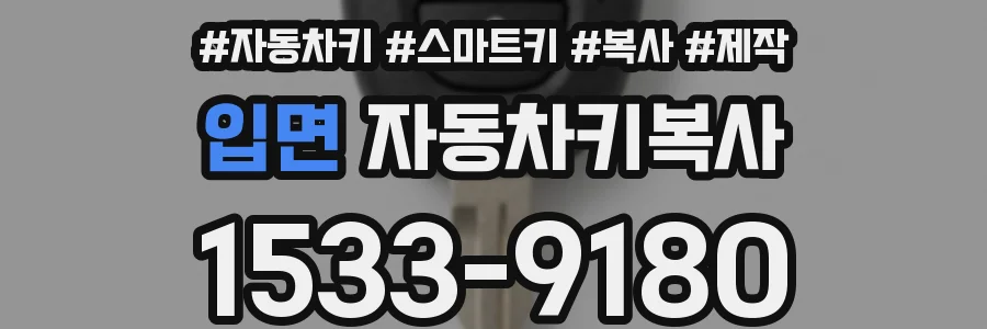 입면 자동차키복사