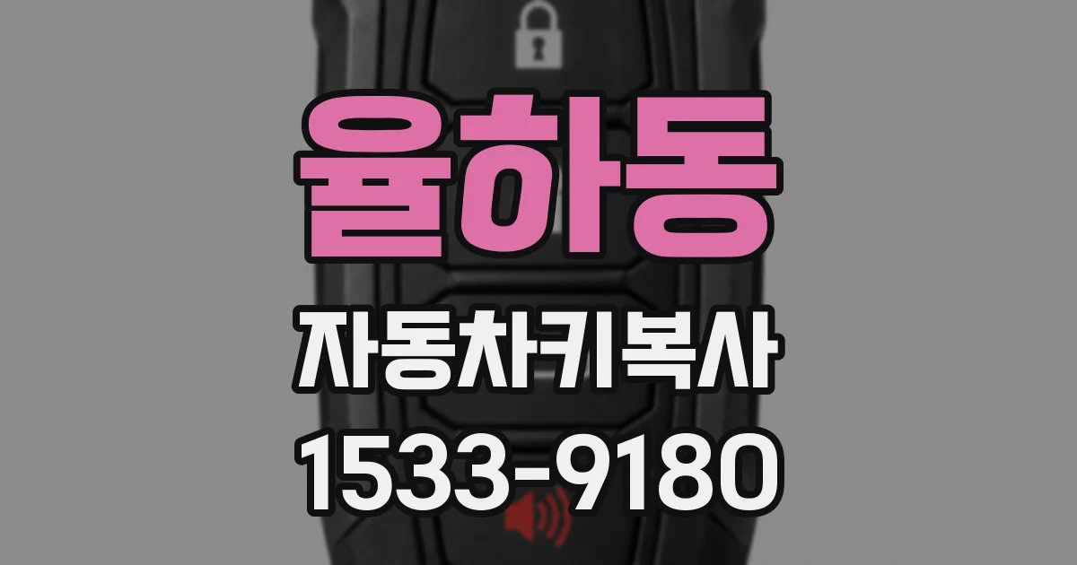 율하동 자동차키복사