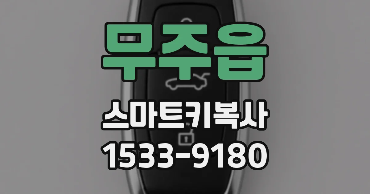 무주읍 스마트키복사