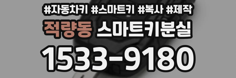 적량동 스마트키분실