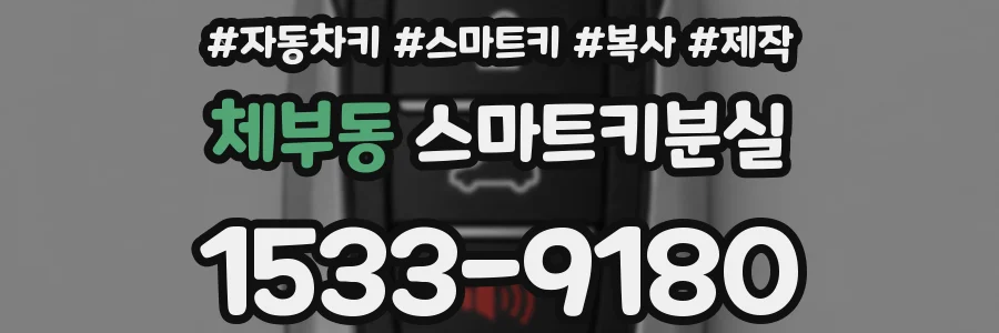 체부동 스마트키분실