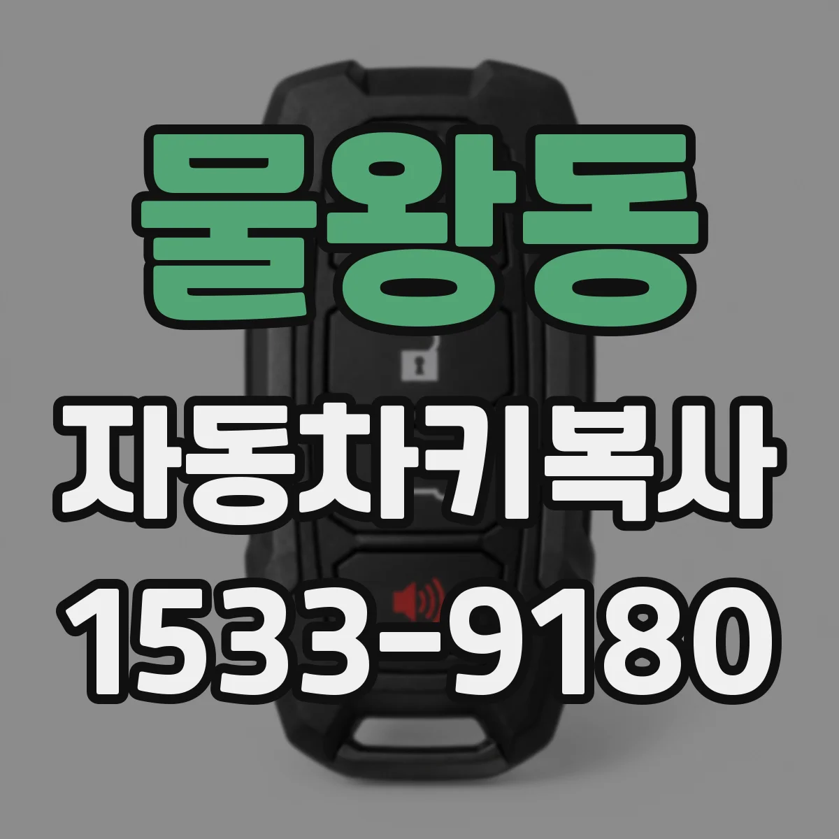 물왕동 자동차키복사
