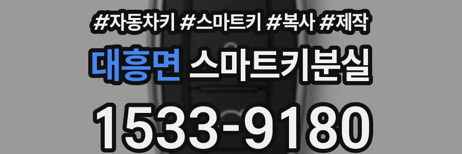 대흥면 스마트키분실