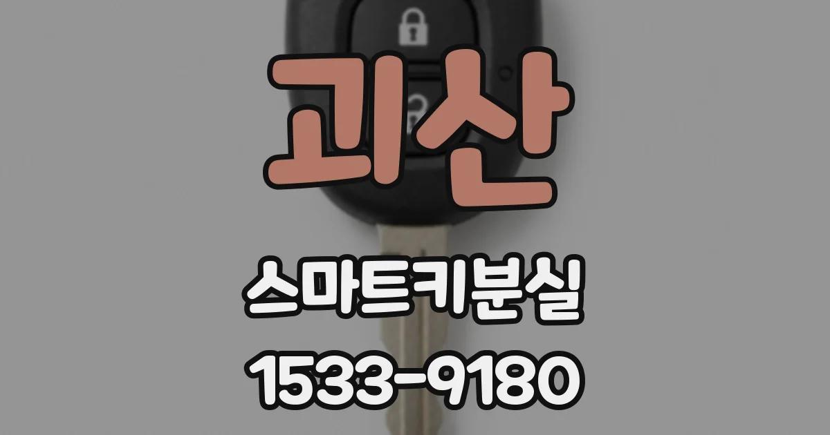 괴산 스마트키분실
