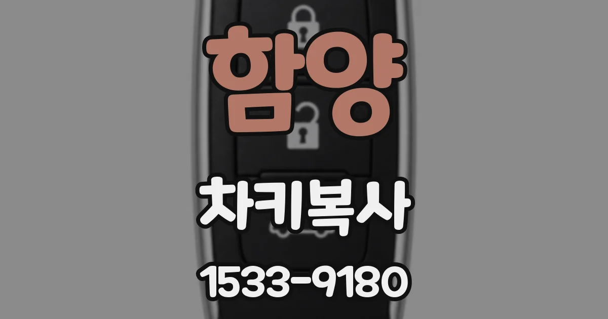 함양 차키복사