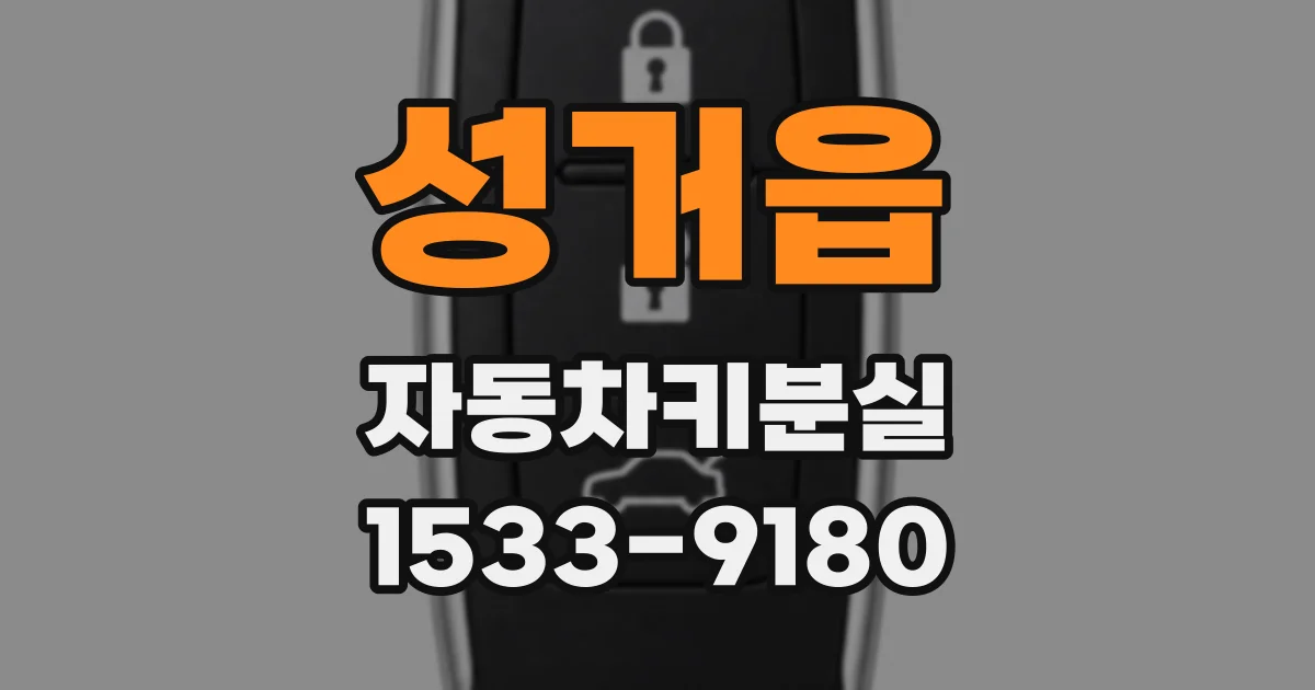 성거읍 자동차키분실