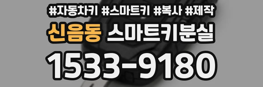 신음동 스마트키분실