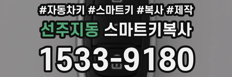 선주지동 스마트키복사