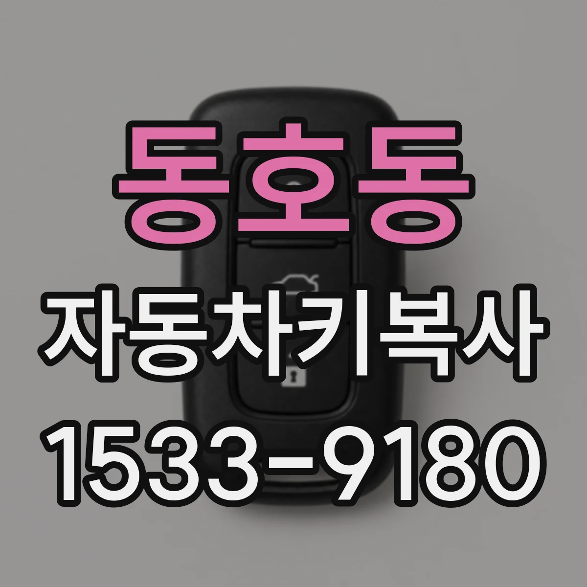 동호동 자동차키복사