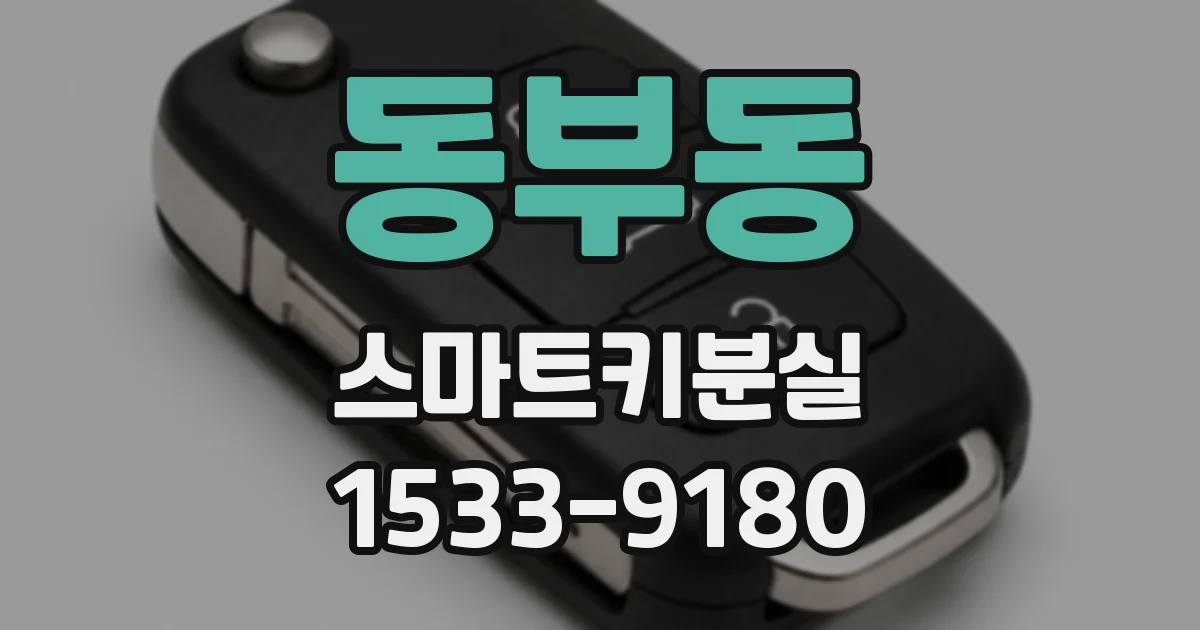 동부동 스마트키분실