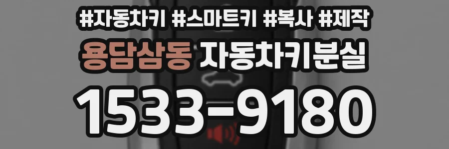 용담삼동 자동차키분실