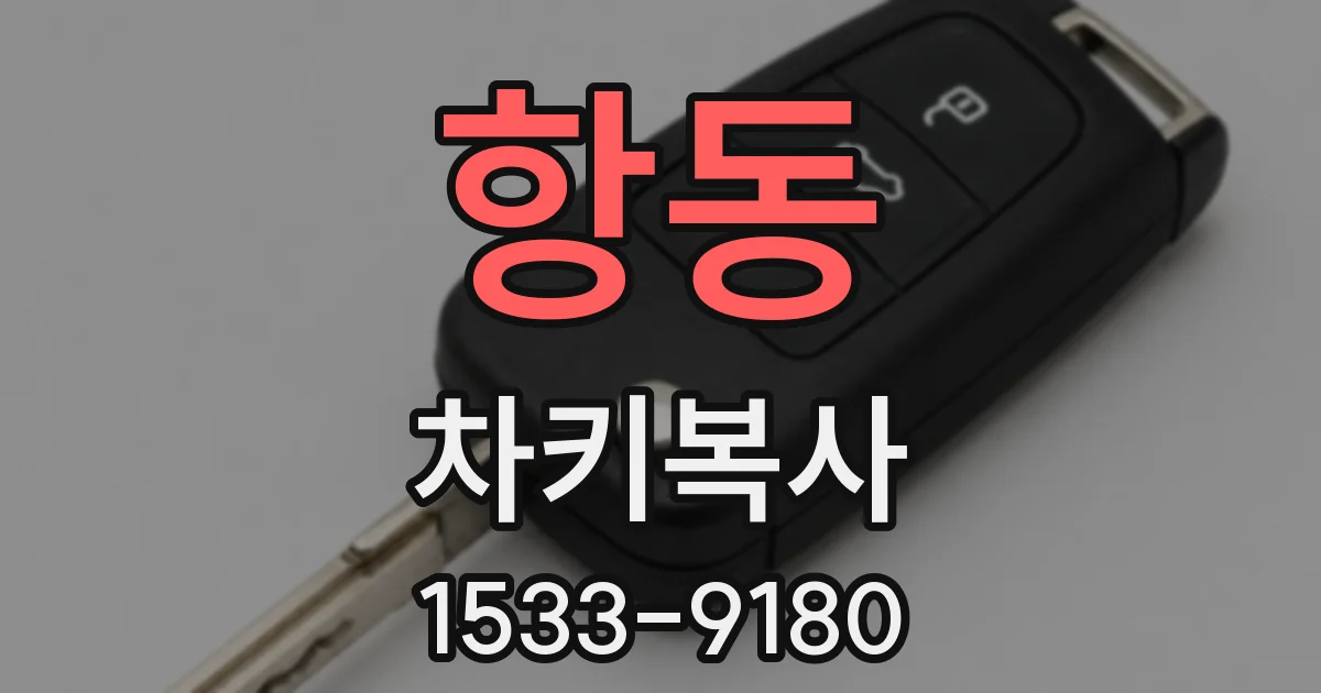 항동 차키복사