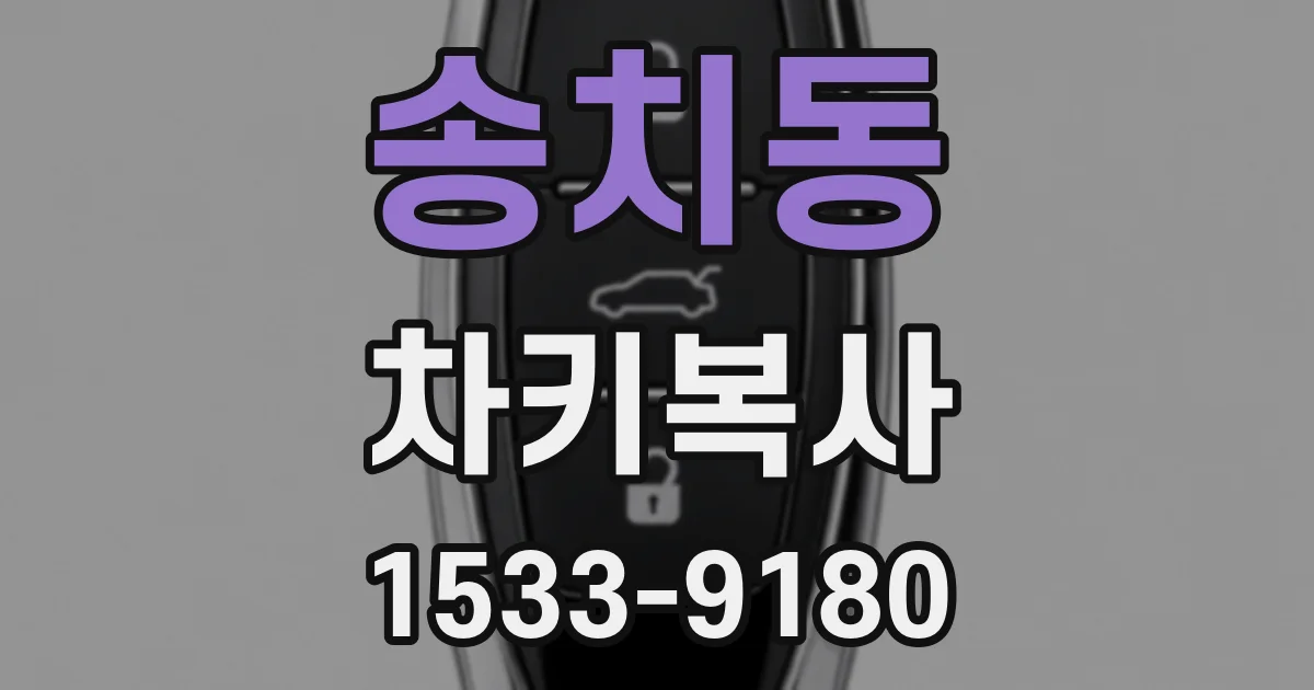 송치동 차키복사