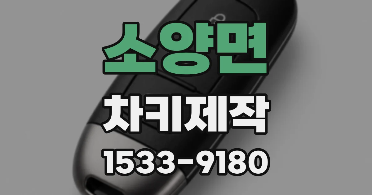 소양면 차키제작