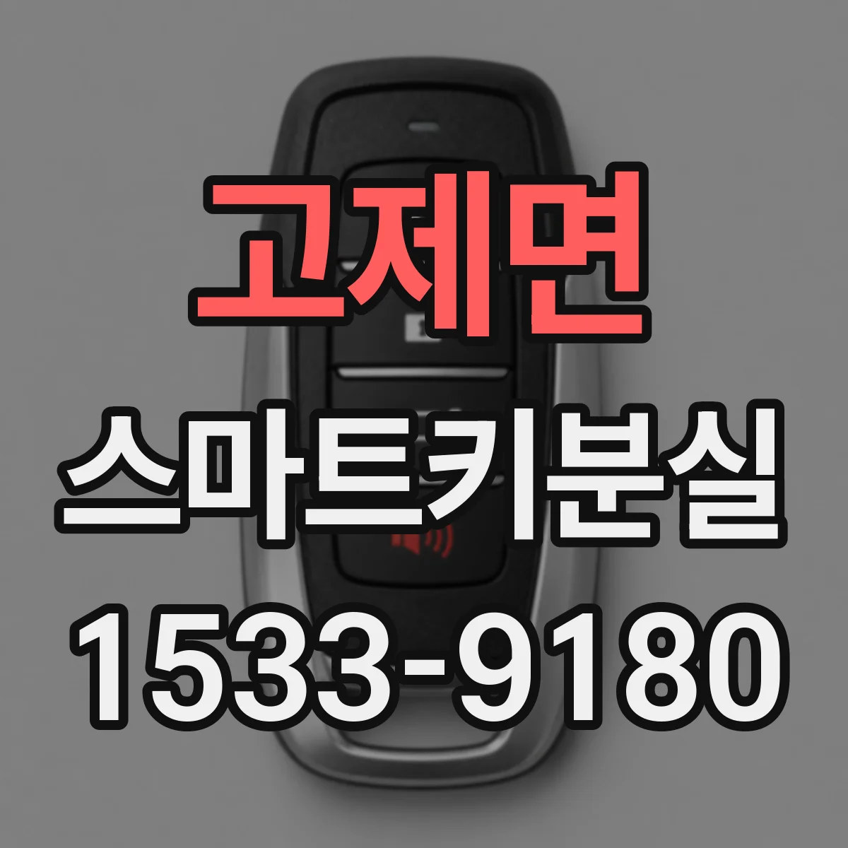 고제면 스마트키분실