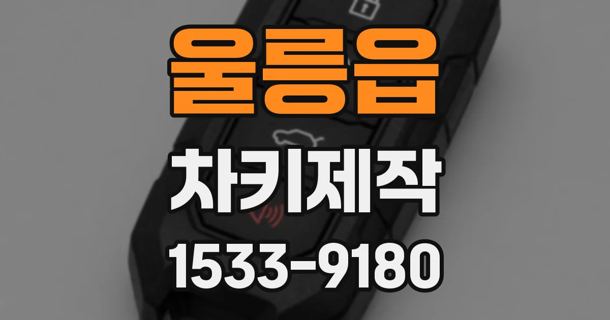 울릉읍 차키제작