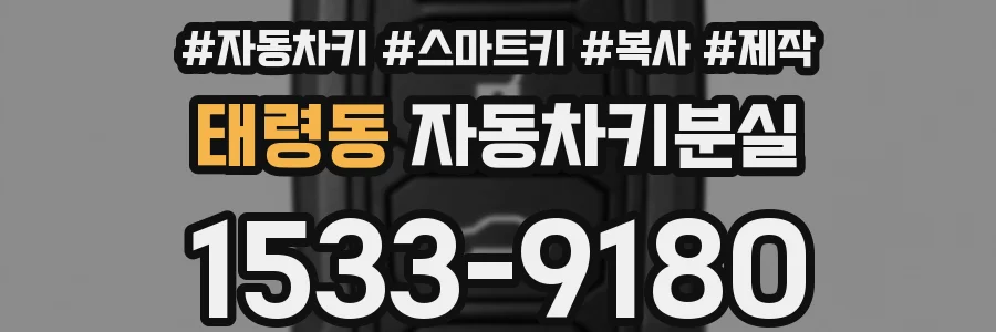태령동 자동차키분실