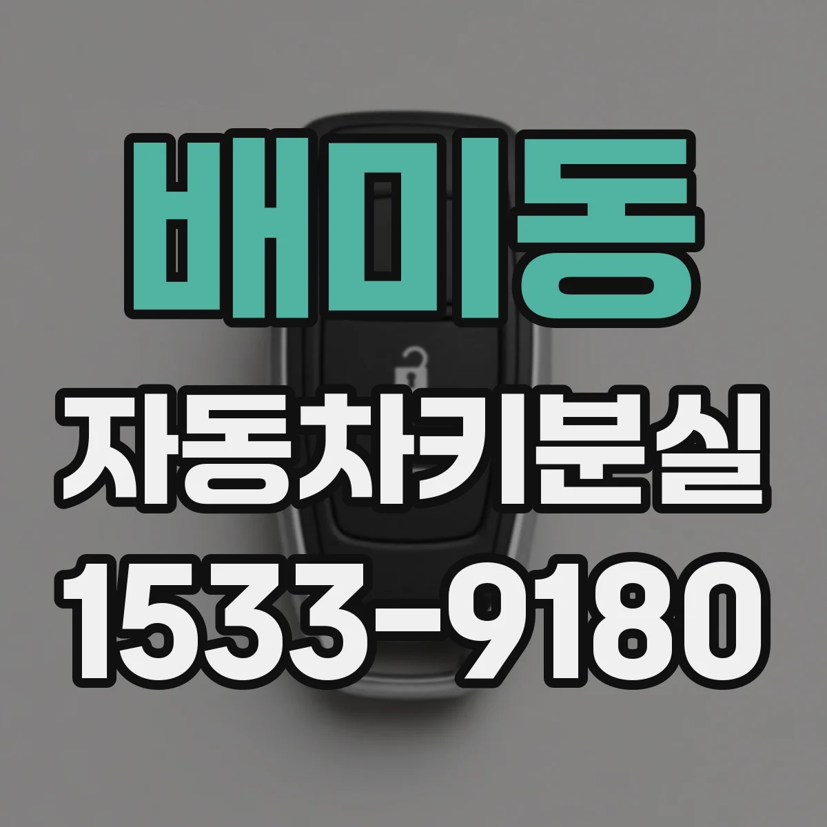 배미동 자동차키분실