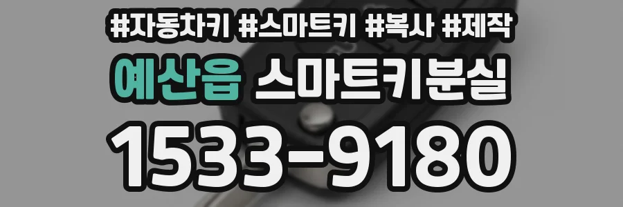 예산읍 스마트키분실