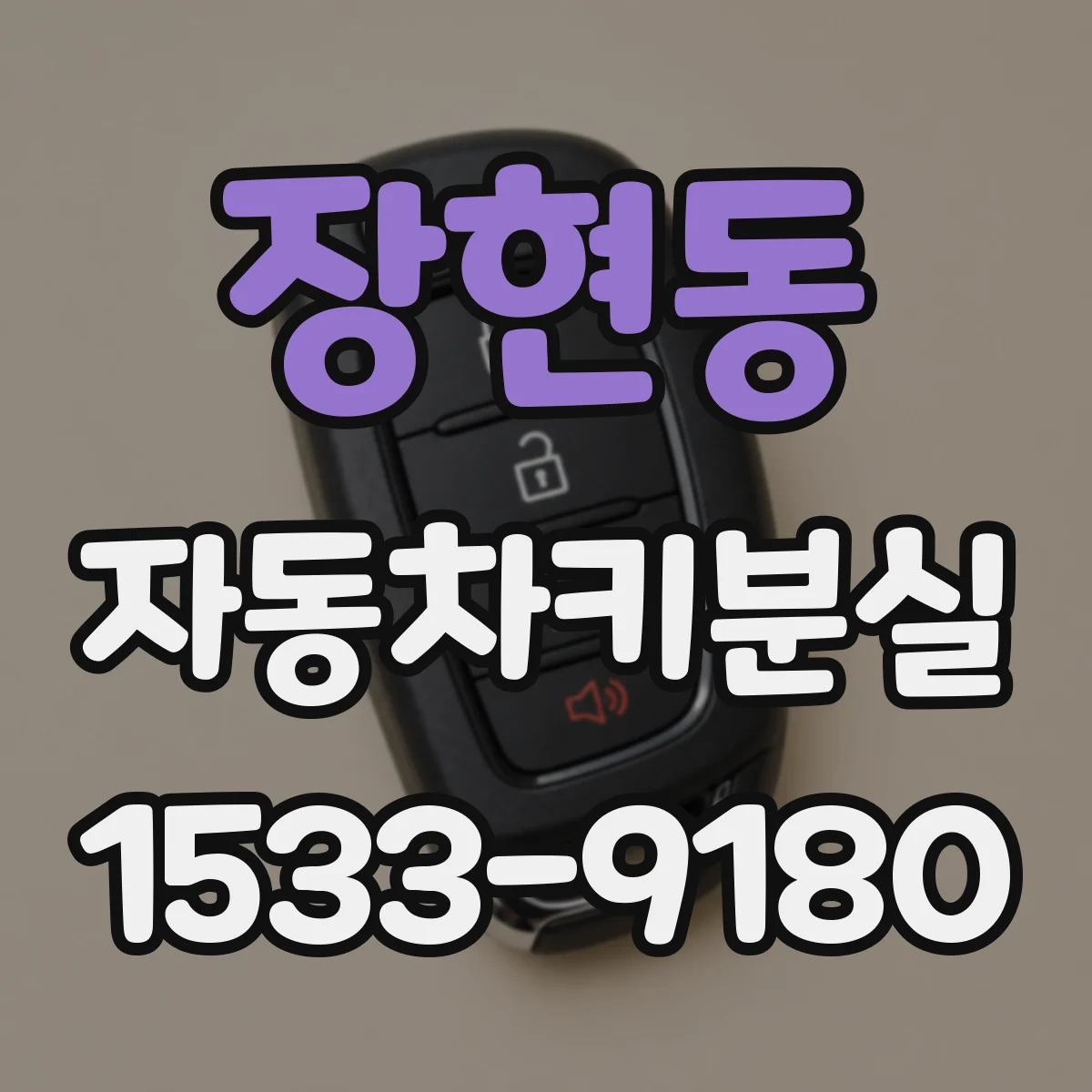 장현동 자동차키분실