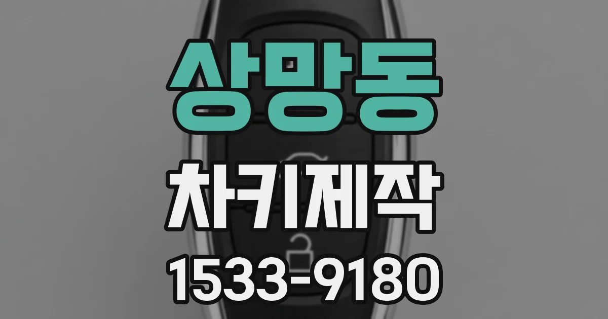 상망동 차키제작