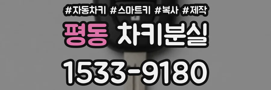 평동 차키분실
