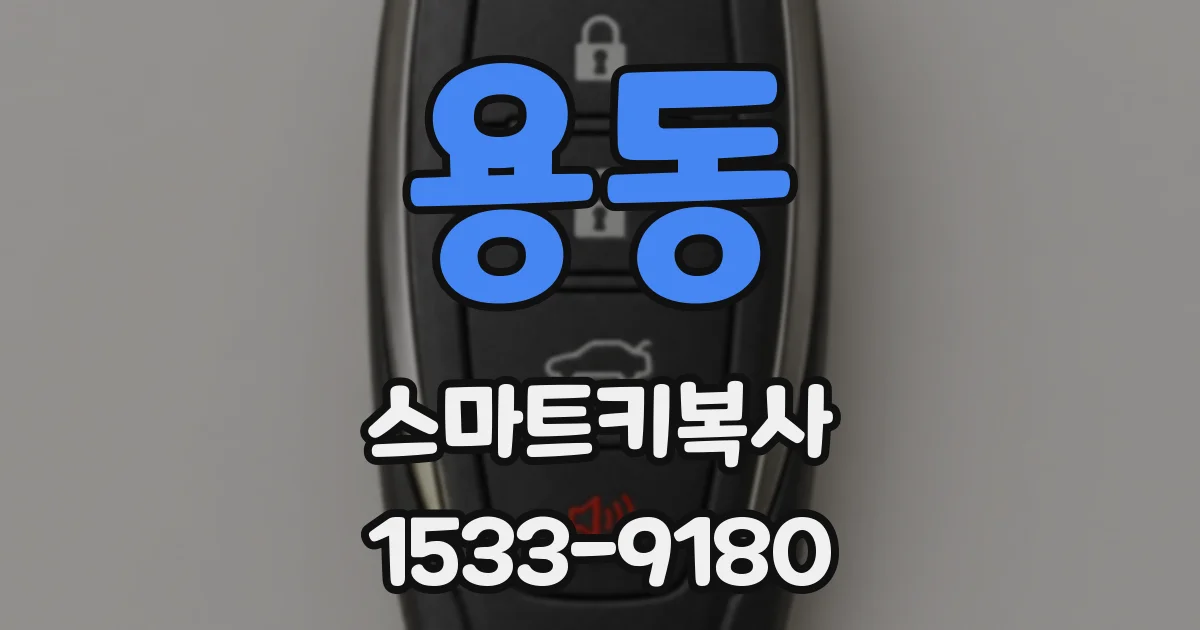 용동 스마트키복사