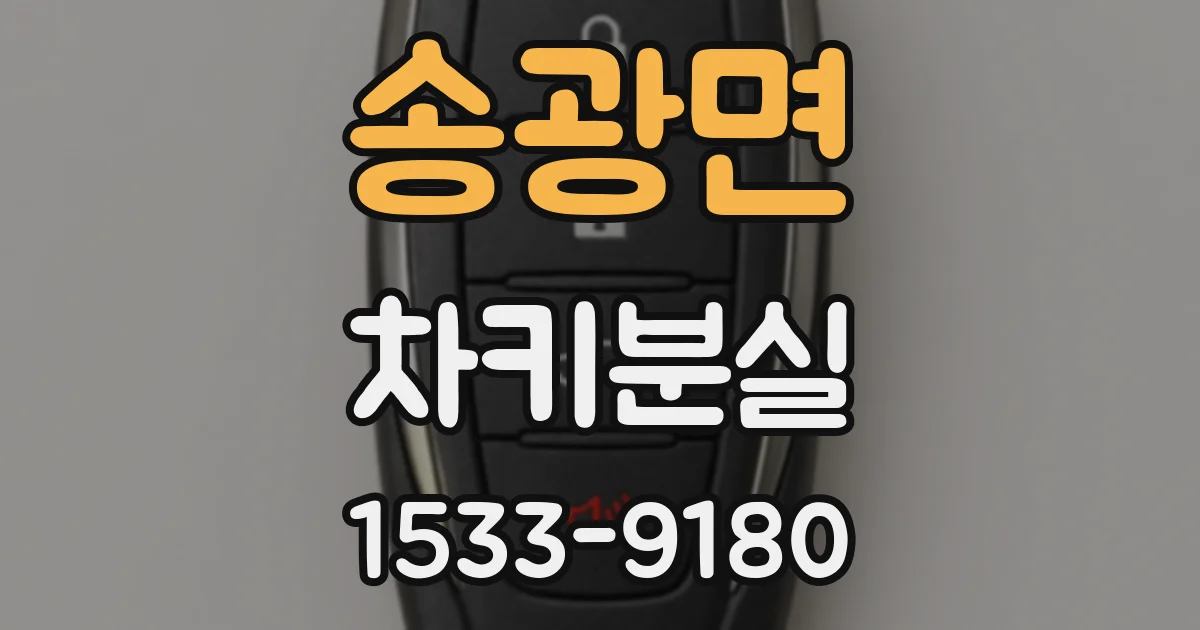 송광면 차키분실