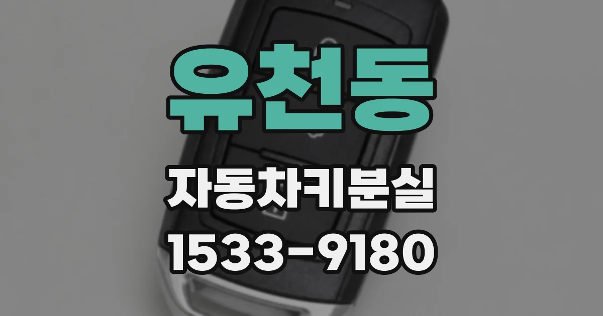 유천동 자동차키분실