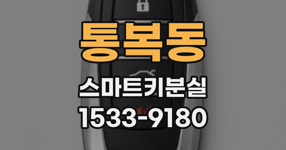 통복동 스마트키분실