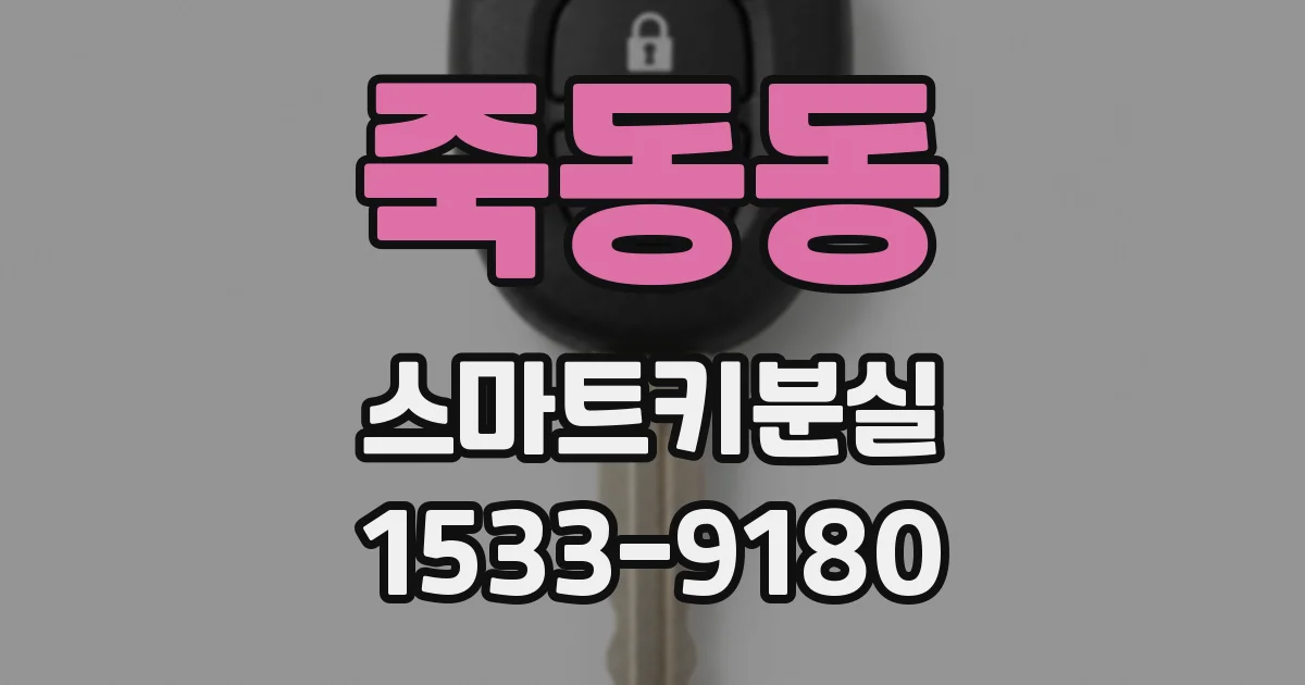 죽동동 스마트키분실