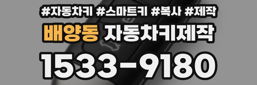 배양동 자동차키제작